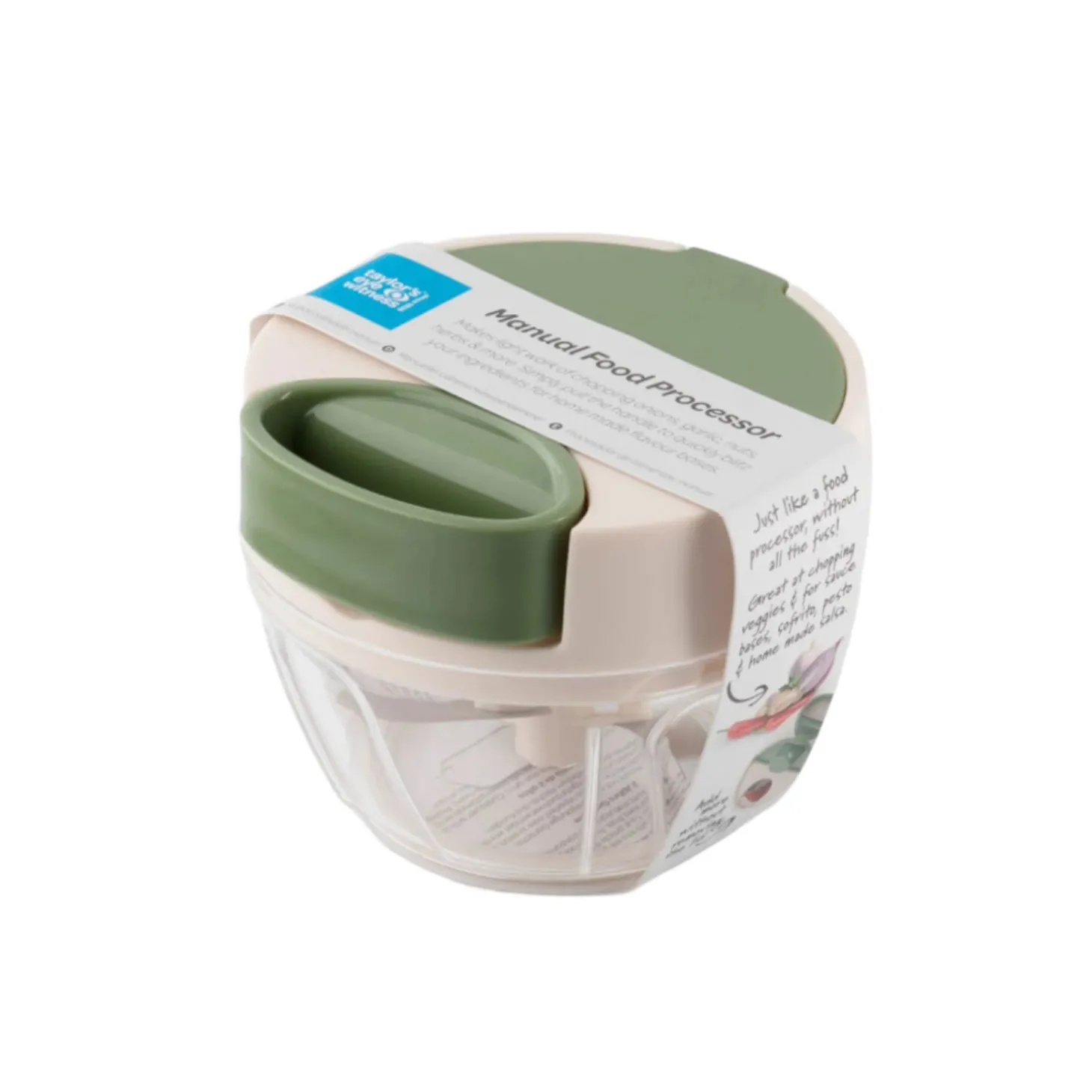 Taylor's Eye Witness 400ml Manual Food Processor - Sage & Oyster