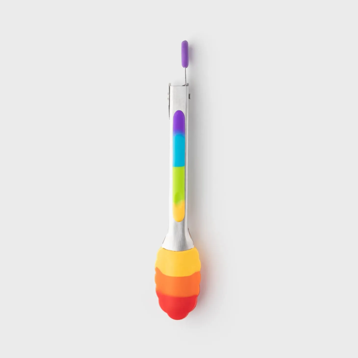 Taylor's Eye Witness Stainless Steel Silicone Mini Tongs - Rainbow