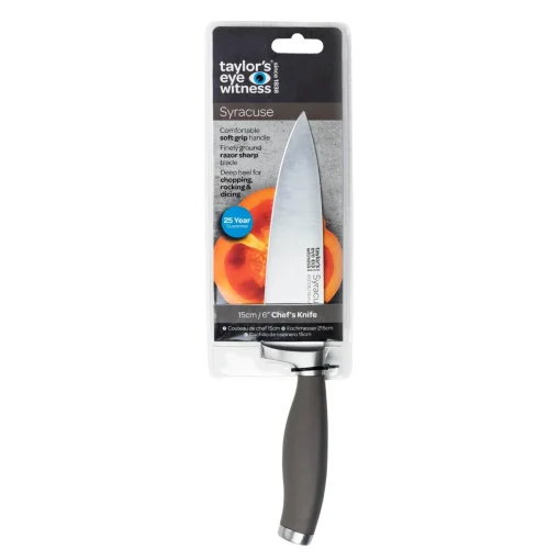 Taylor's Eye Witness Syracuse 15cm Chefs Knife - Earth Grey