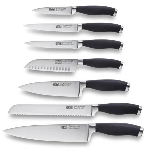 Taylor's Eye Witness Syracuse 13cm Santoku Knife - Black