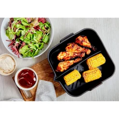 Tower Air Fryer Square Solid Tray with Divider
