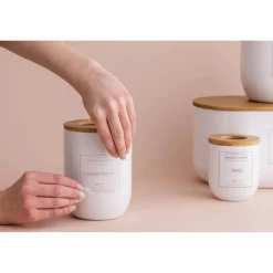 Typhoon Eden Carbon Steel Medium Storage Container - White