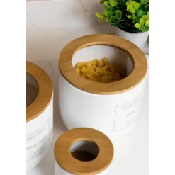 Typhoon Eden Carbon Steel Large Storage Container - White