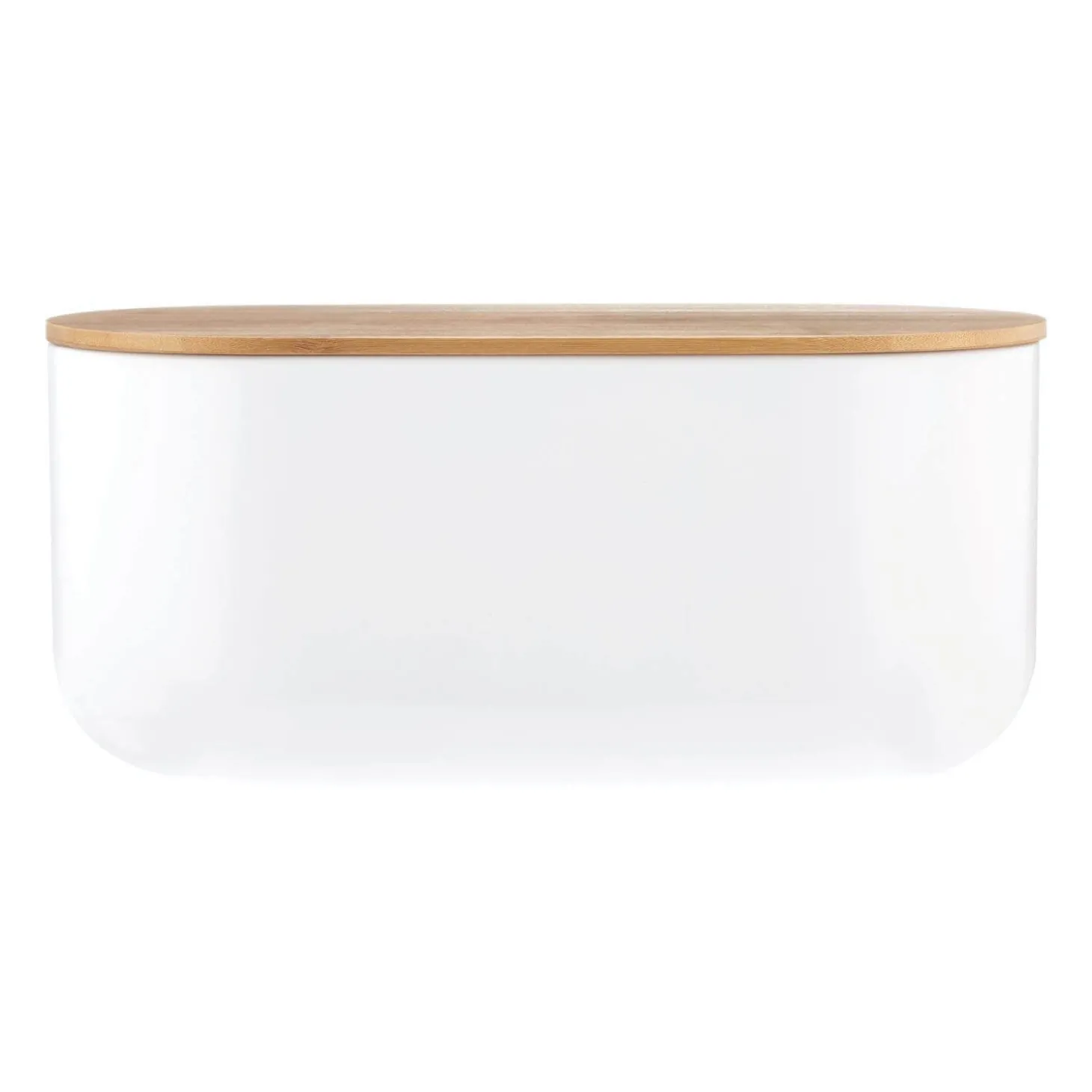 Typhoon Eden Carbon Steel Bread Storage Container - White