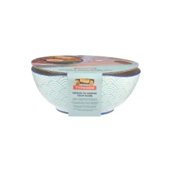 Typhoon World Foods Ceramic Noodle Soup Bowl Set - Blue