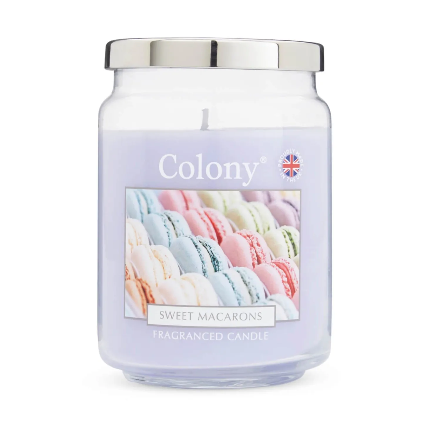 Wax Lyrical Colony Large Scented Candle Jar - Sweet Macarons