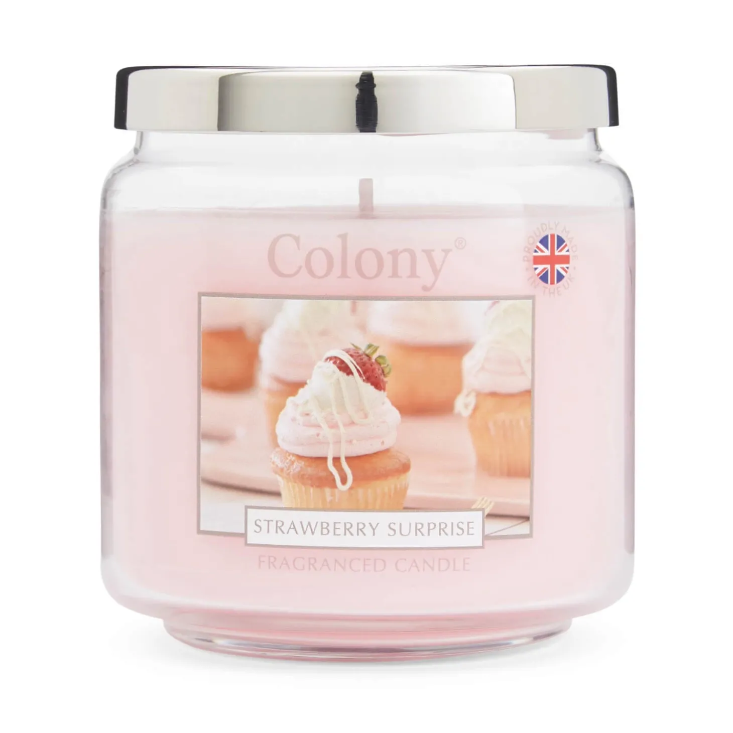 Wax Lyrical Colony Medium Scented Candle Jar - Strawberry Surprise