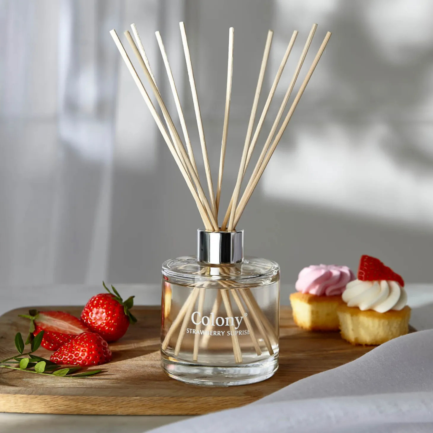 Wax Lyrical Colony 200ml Reed Diffuser - Strawberry Surprise