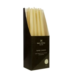 Wax Lyrical Unfragranced 25cm Tapered Dinner Candle - Ivory