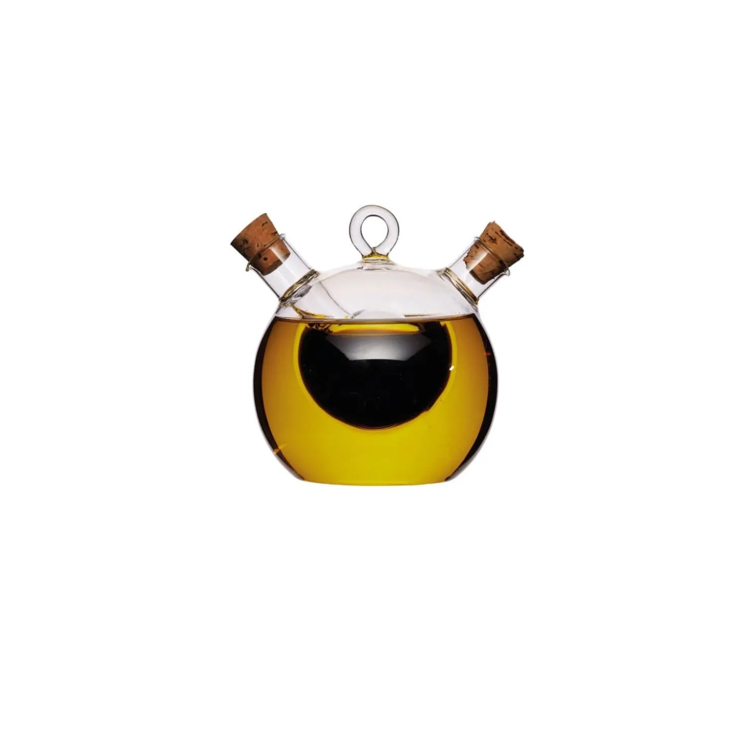 World of Flavours 2-in-1 Round Oil & Vinegar Bottle