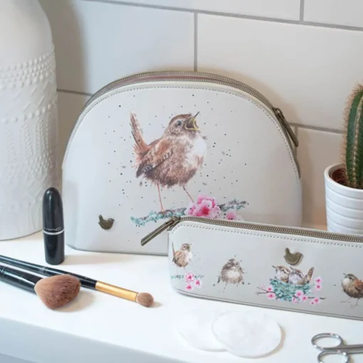 Wrendale Designs Brush Bag / Pencil Case - Little Tweets
