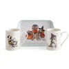 Wrendale Designs by Hannah Dale Halloween Mug & Tray Set - Trick Or Treat