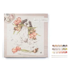 Wrendale Designs by Hannah Dale Paint By Numbers - Blooming With Love - Spaniel