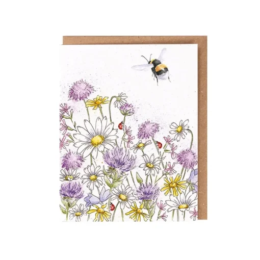 Wrendale Designs by Hannah Dale Seed Card - Just Bee-Cause