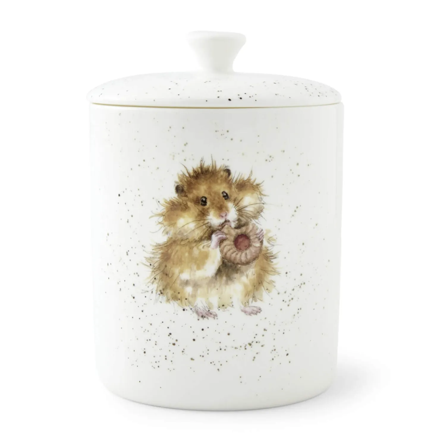 Wrendale Designs by Hannah Dale Bone China Biscuit Barrel - The Diet Starts Tomorrow