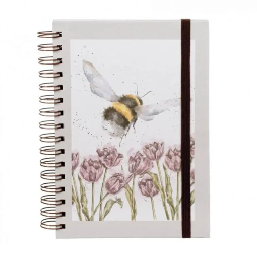 Wrendale Designs by Hannah Dale A5 Spiral Notebook - Flight Of The Bumblebee
