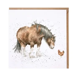 Wrendale Designs by Hannah Dale Card - Farmyard Friends