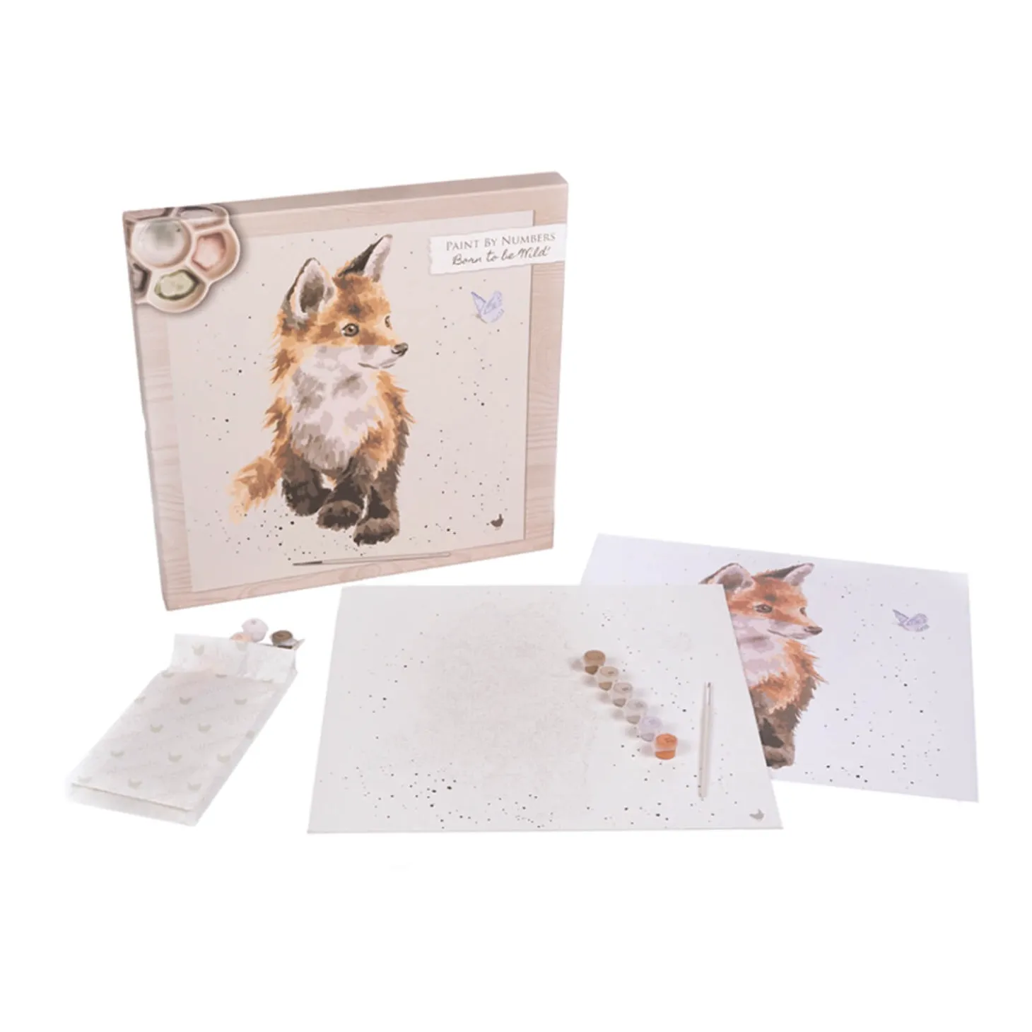 Wrendale Designs by Hannah Dale Paint By Numbers - Born To Be Wild - Fox