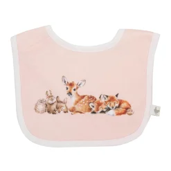 Wrendale Designs by Hannah Dale Little Wren 100% Cotton Bib Gift Set - Little Forest