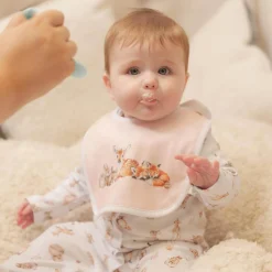 Wrendale Designs by Hannah Dale Little Wren 100% Cotton Bib Gift Set - Little Forest