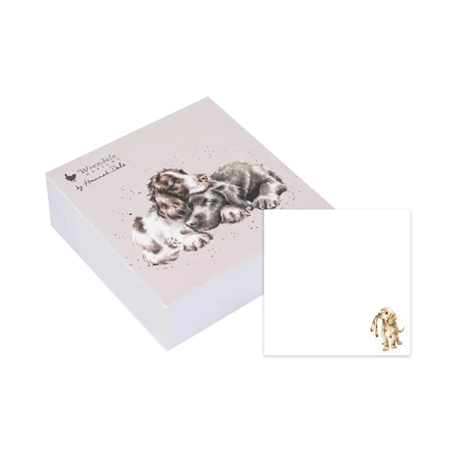 Wrendale Designs by Hannah Dale Sticky Notes - Growing Old Together - Spaniel & Labrador
