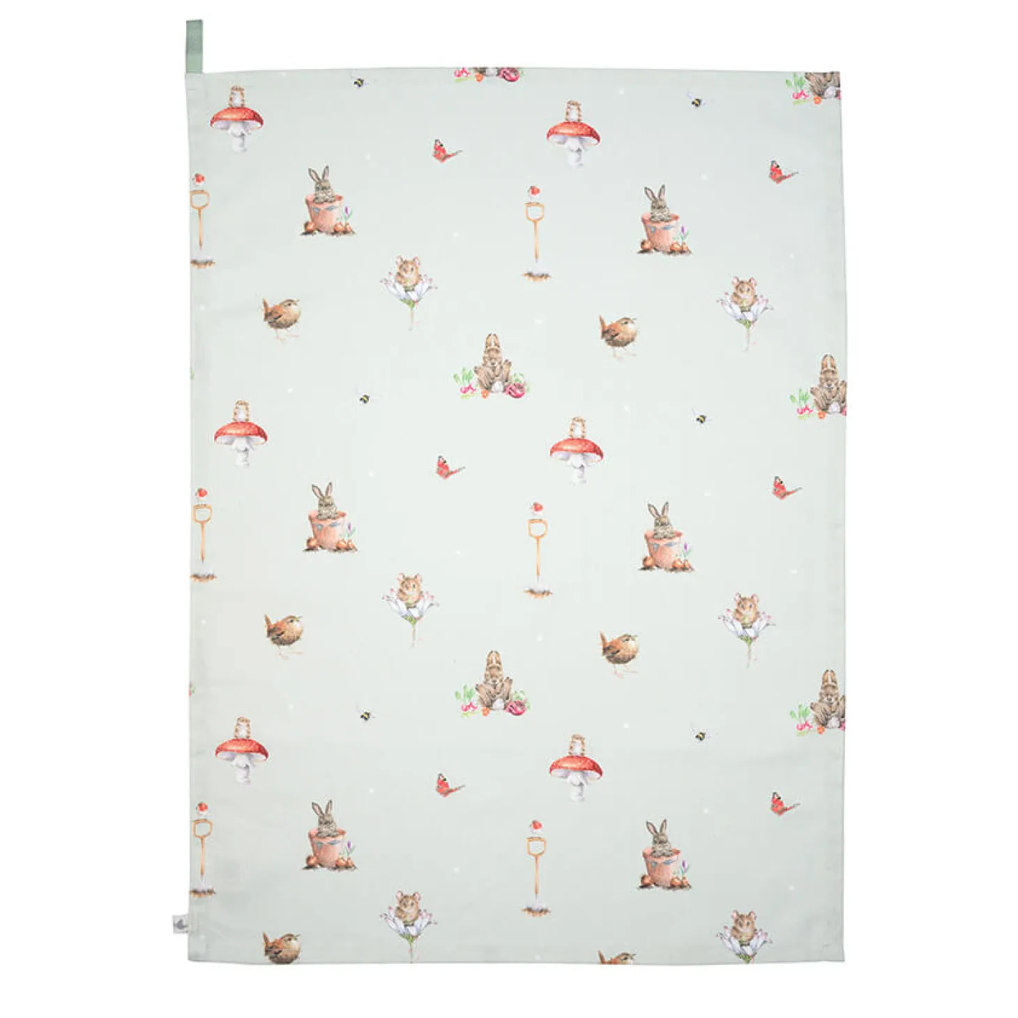 Wrendale Designs by Hannah Dale 100% Cotton Tea Towel - Garden Friends