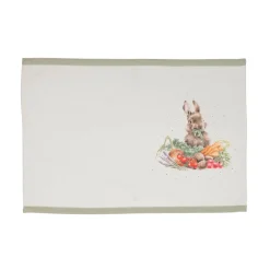 Wrendale Designs by Hannah Dale 100% Cotton Fabric  Set of 4 Placemats - Garden Friends