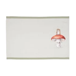 Wrendale Designs by Hannah Dale 100% Cotton Fabric  Set of 4 Placemats - Garden Friends