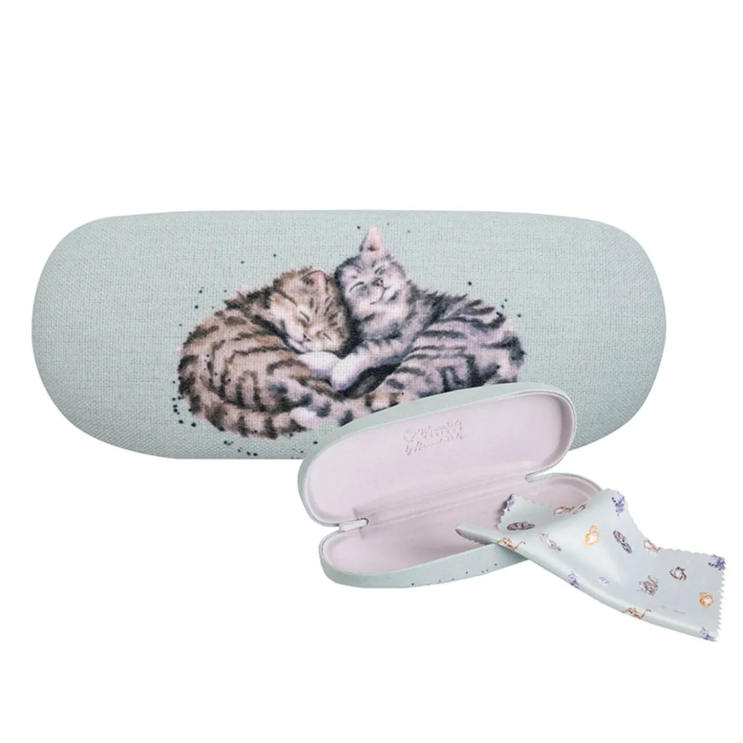 Wrendale Designs by Hannah Dale Glasses Case - Sweet Dreams - Cat