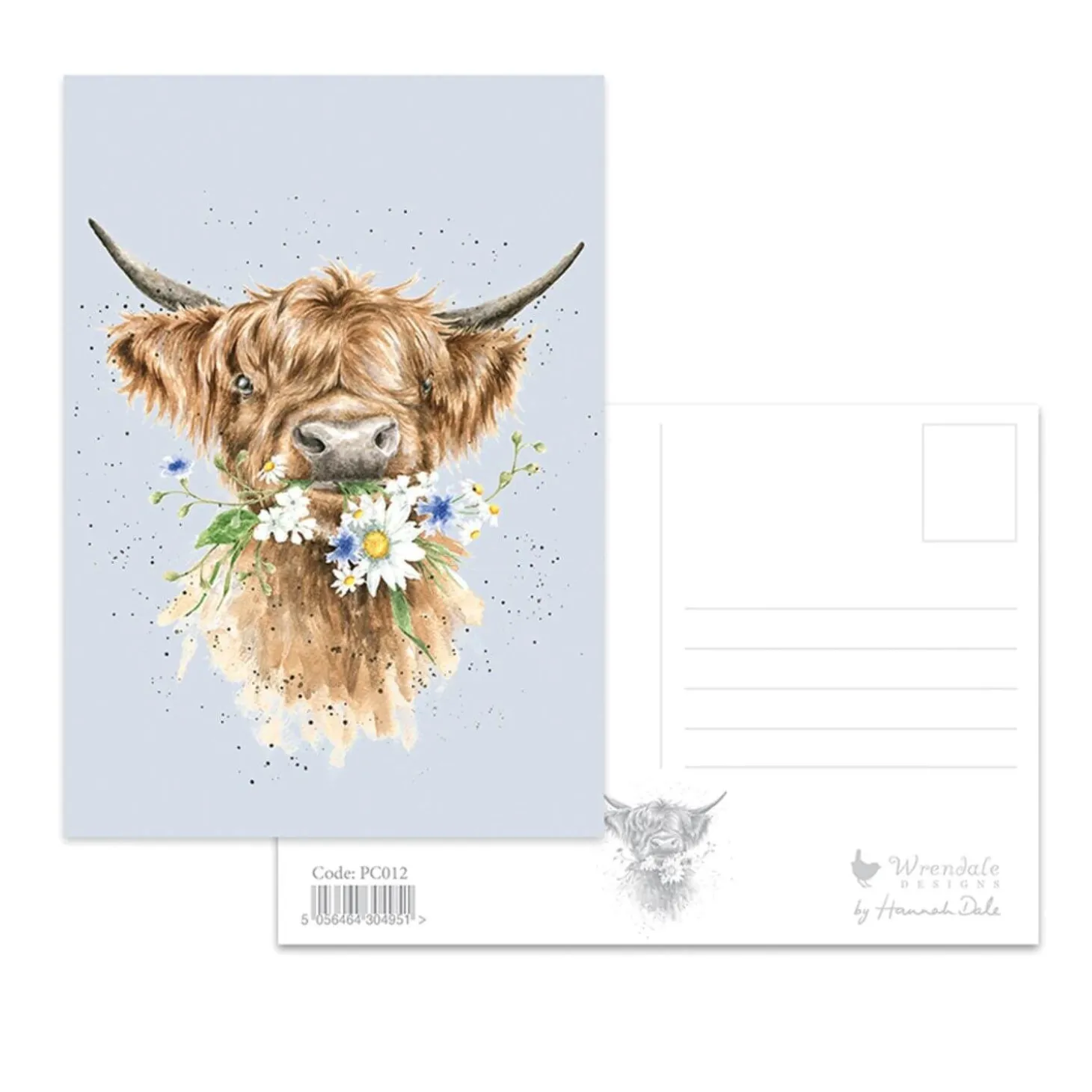Wrendale Designs by Hannah Dale Postcard - Daisy Coo