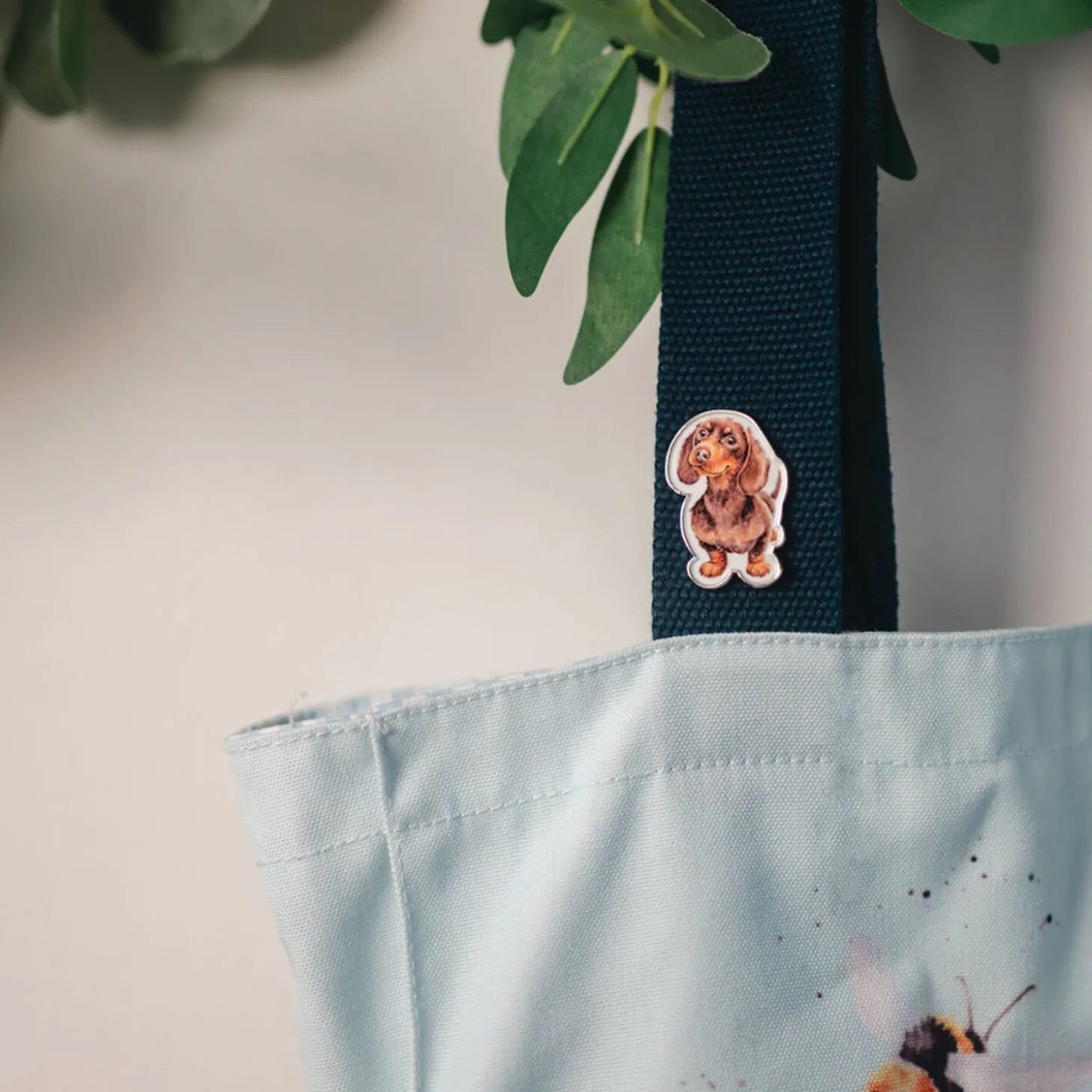 Wrendale Designs by Hannah Dale Pin Badge - Little Sausage - Dog