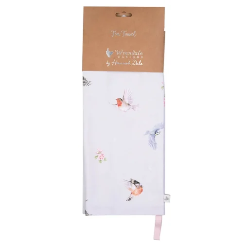 Wrendale Designs by Hannah Dale 100% Cotton Tea Towel - Feathered Friends