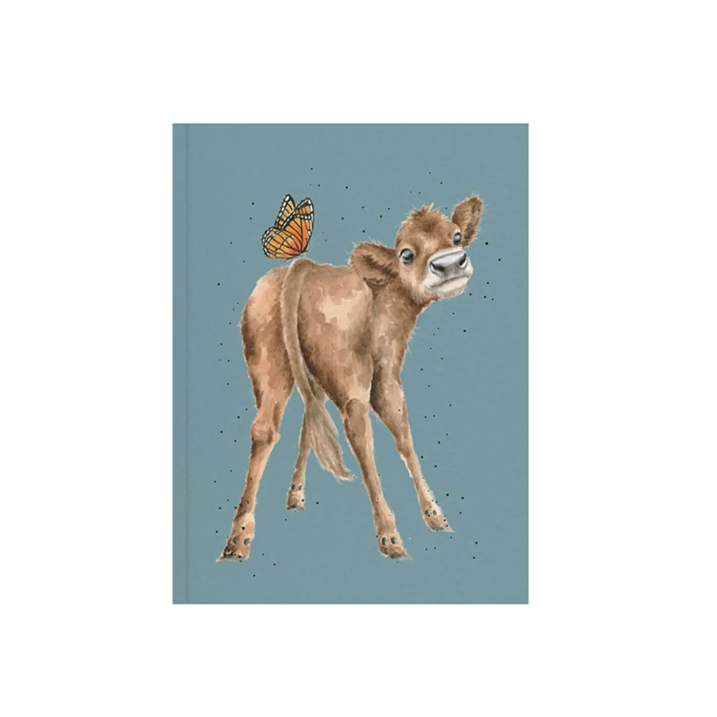 Wrendale Designs by Hannah Dale A6 Notebook - Fluttery Fabulous - Cow