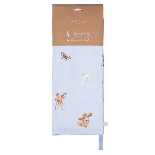Wrendale Designs by Hannah Dale 100% Cotton Tea Towel - Farmyard Friends