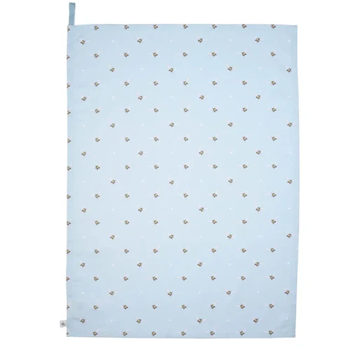 Wrendale Designs by Hannah Dale 100% Cotton Tea Towel - Busy Bee