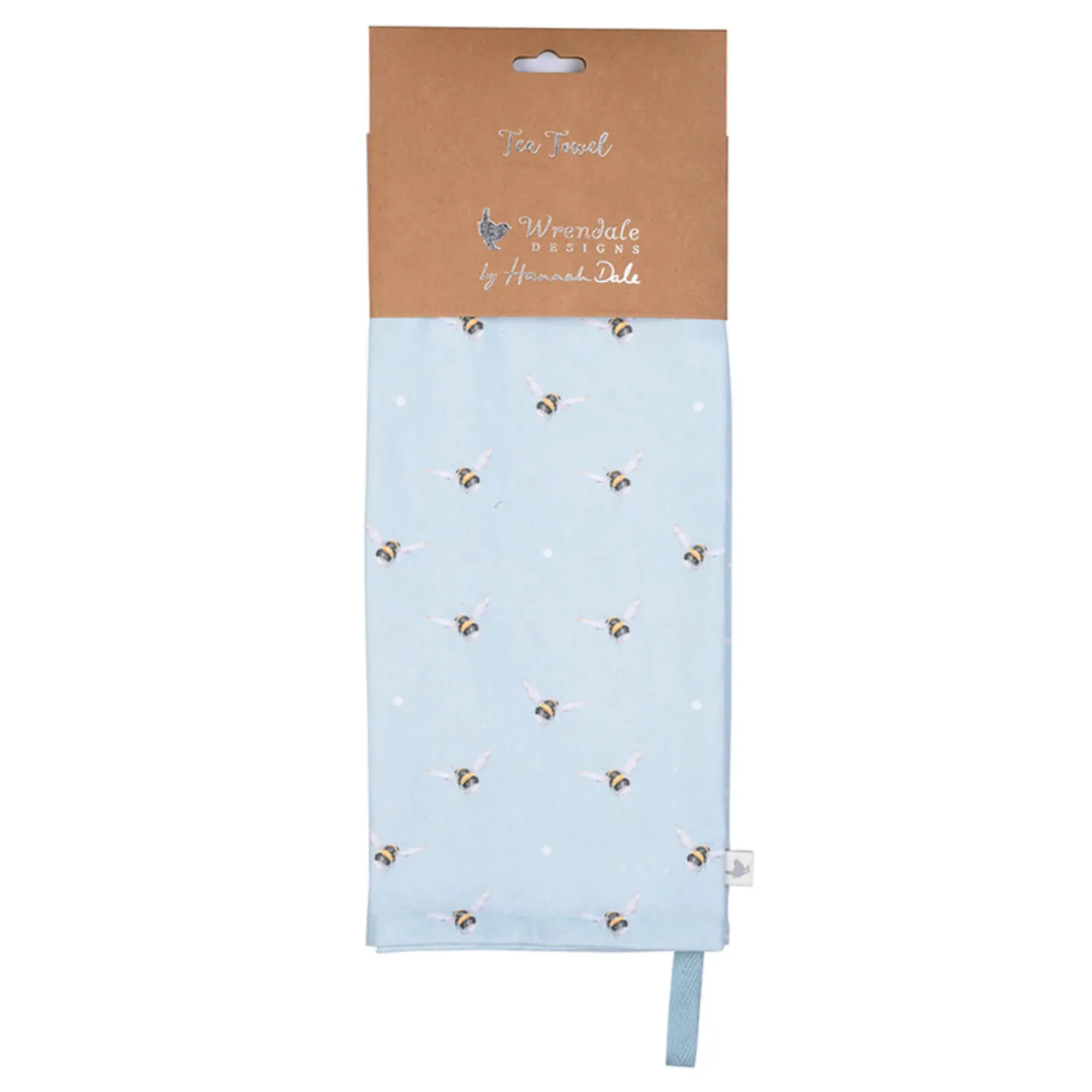Wrendale Designs by Hannah Dale 100% Cotton Tea Towel - Busy Bee