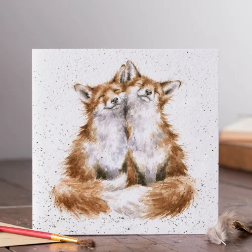 Wrendale Designs By Hannah Dale Card - Contentment - Fox