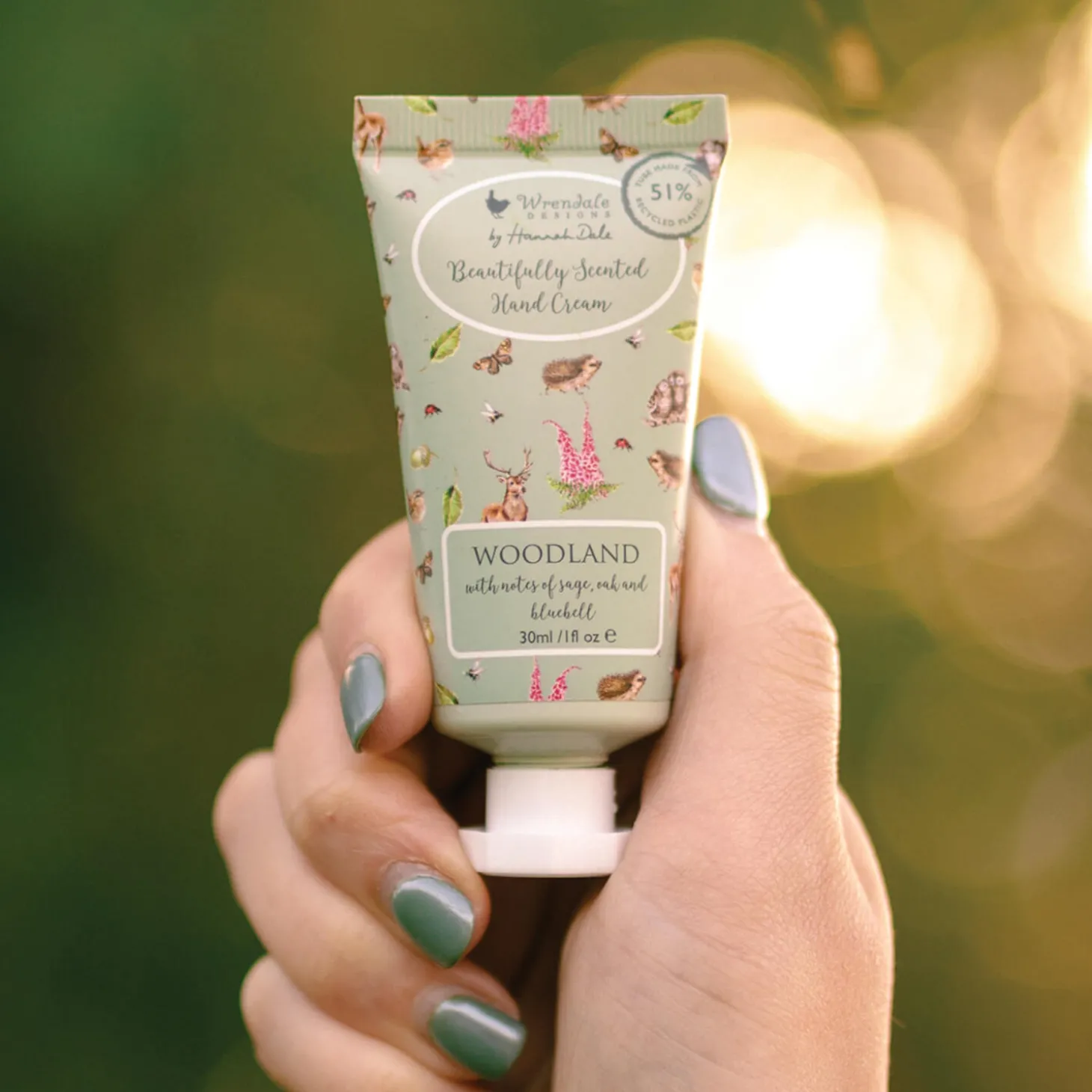 Wrendale Designs By Hannah Dale Mini Hand Cream - Woodland - Owl & Hedgehog