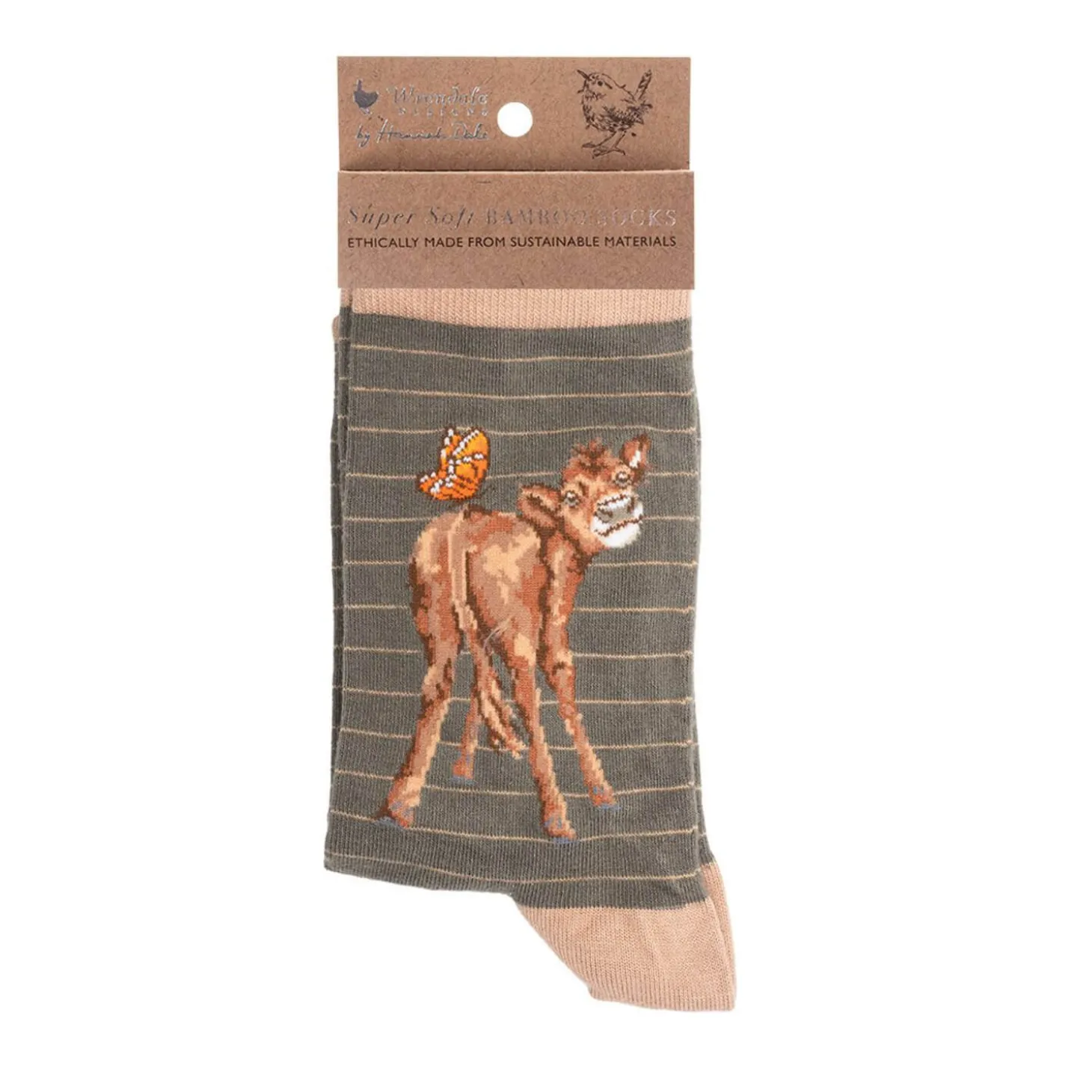 Wrendale Designs Cow Socks - Flutterly Fabulous