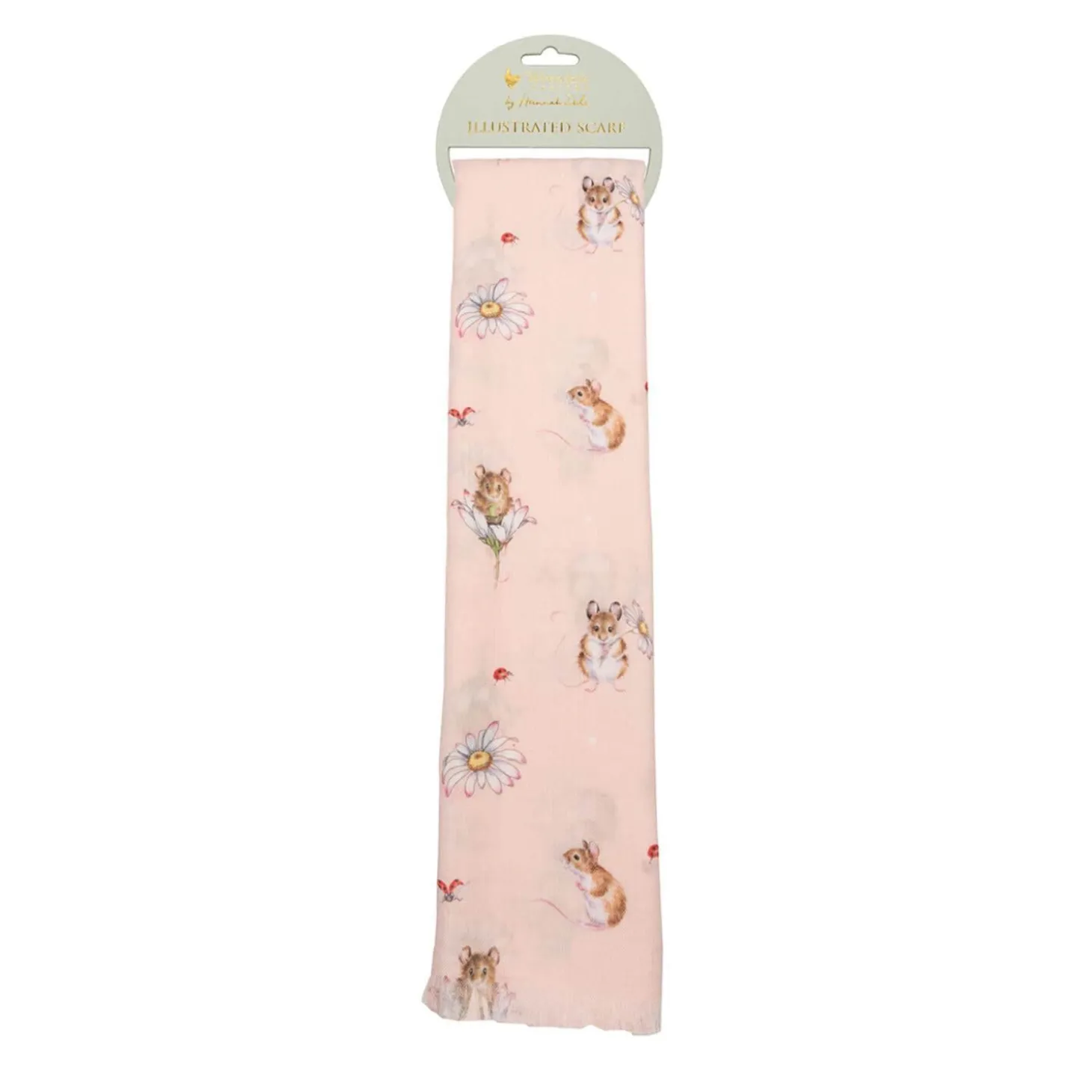 Wrendale Designs Everyday Scarf - Oops A Daisy - Mouse