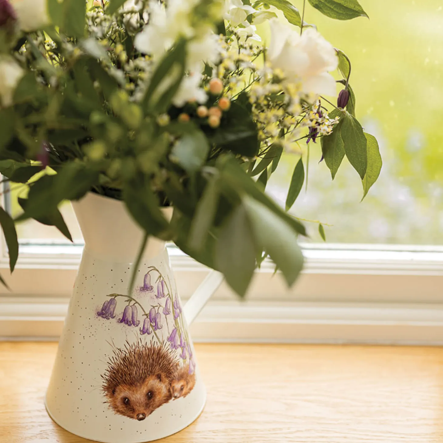 Wrendale Designs Flower Jug - Love & Hedgehugs