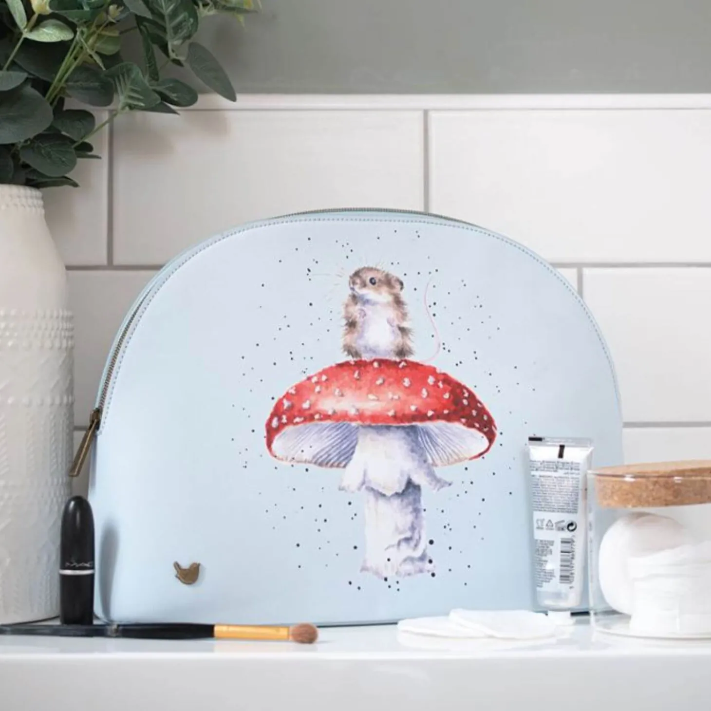 Wrendale Designs Large Cosmetic Bag - He's a Fun-Gi