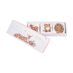 Wrendale Designs Little Wren  Little Forest Woodland Animal Bamboo Baby Socks - 6-12 Months