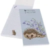 Wrendale Designs Magnetic Shopping Pad - Love & Hedgehugs