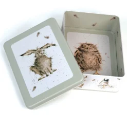 Wrendale Designs Rectangular Tin - Hare