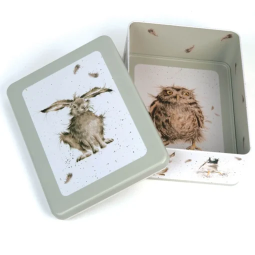 Wrendale Designs Rectangular Tin - Hare
