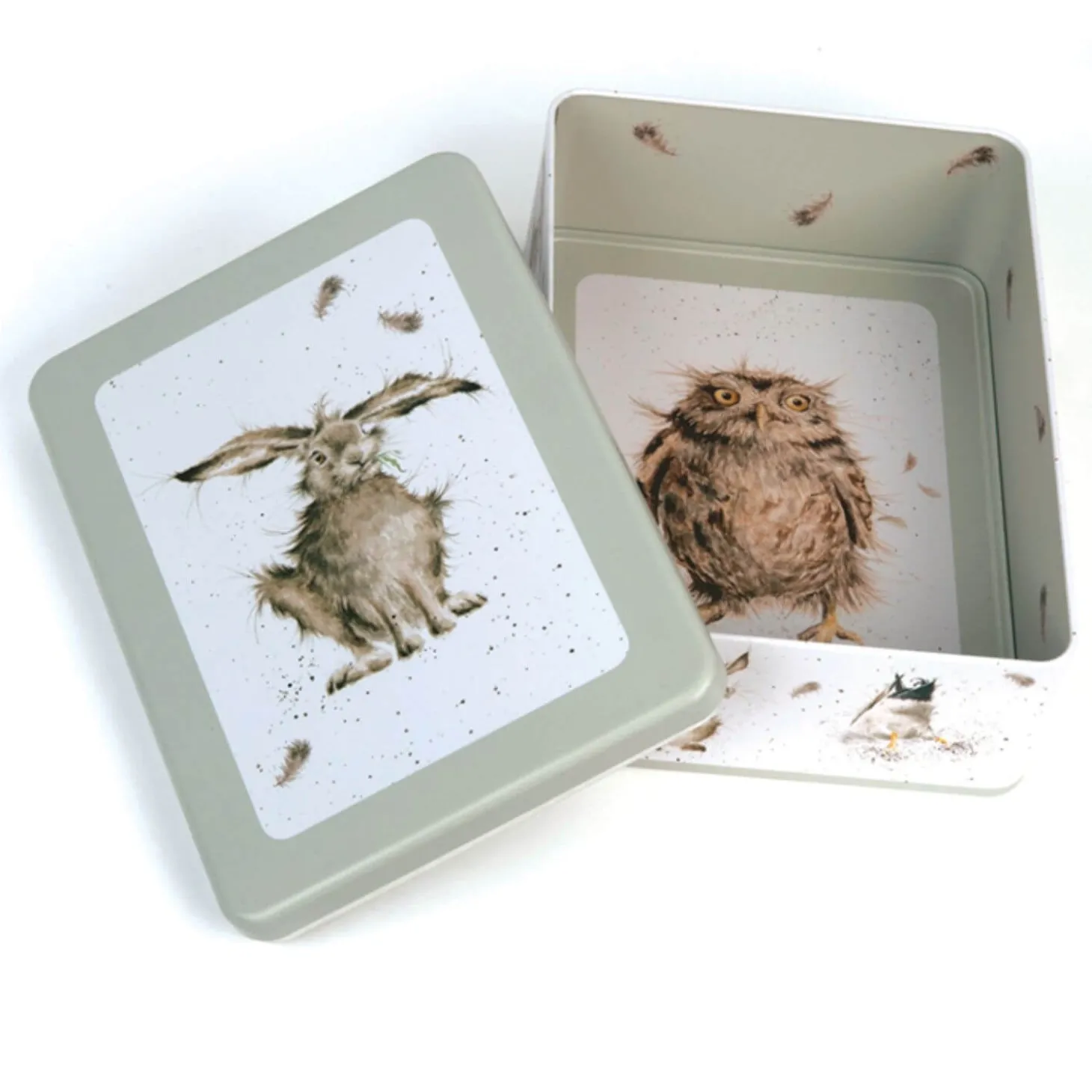 Wrendale Designs Rectangular Tin - Hare