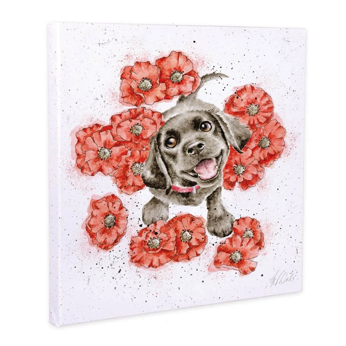 Wrendale Designs Small Canvas - Poppy Love