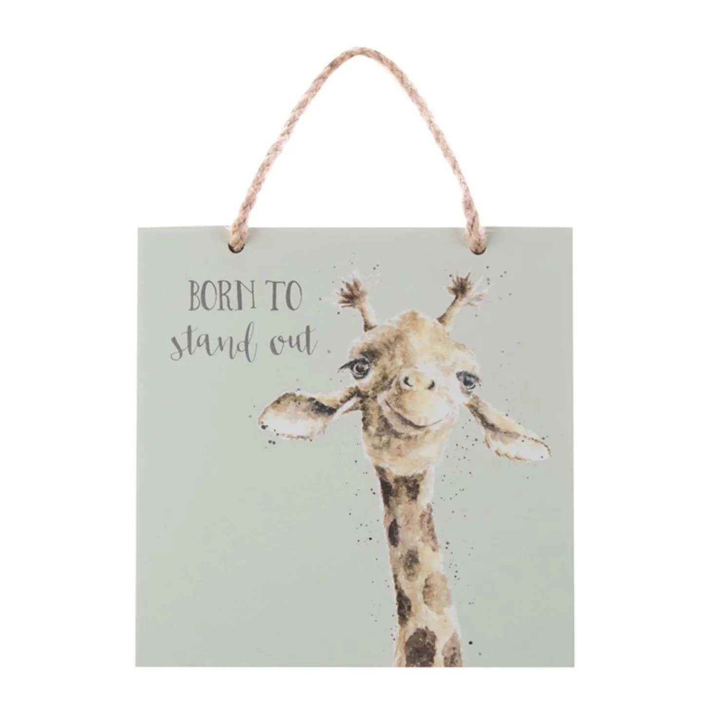 Wrendale Designs Wooden Plaque - Born To Stand Out