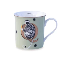 Yvonne Ellen Bone China 330ml Alphabet Mug - Q